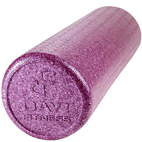 High Density Muscle Foam Rollers – Solid Purple, 18”